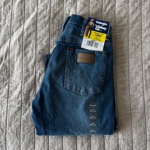 Wrangler Relaxed Fit Dark Blue Men's Jeans